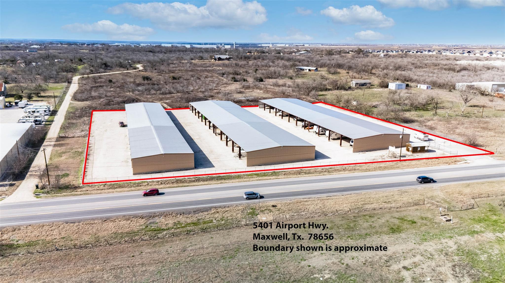 5485 Airport Highway 21 Tx 78656